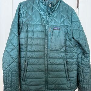 Patagonia women’s spruce green Radaille jacket.